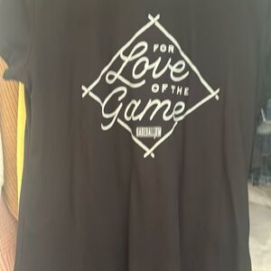 Women's Black Short Sleeve Tee - For Love of the Game